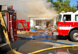 Attack and Backup lines in front of a Single family dwelling on fire